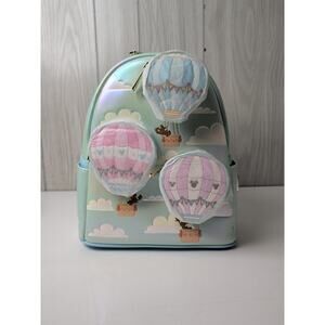 Loungefly Disney Mickey Mouse & Friends Hot Air Balloon Trio Mini Backpack New